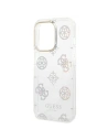 Hurtownia GSM - Etui Guess GUHCP14LHTPPTH Apple iPhone 14 Pro průhledný/transparentní tvrdý obal Peony Glitter - GUE2097 - {ean13} - Hurt