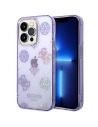 Wholesale Guess GUHCP14LHTPPTL Apple iPhone 14 Pro lilac hard case Peony Glitter - GUE2098 - {ean13} - Hurt