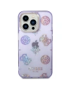 Hurtownia GSM - Etui Guess GUHCP14LHTPPTL Apple iPhone 14 Pro liliový/lilac tvrdý kryt Peony Glitter - GUE2098 - {ean13} - Hurt