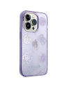 Hurtownia GSM - Etui Guess GUHCP14LHTPPTL Apple iPhone 14 Pro liliový/lilac tvrdý kryt Peony Glitter - GUE2098 - {ean13} - Hurt