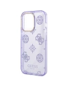 Hurtownia GSM - Etui Guess GUHCP14LHTPPTL Apple iPhone 14 Pro liliový/lilac tvrdý kryt Peony Glitter - GUE2098 - {ean13} - Hurt
