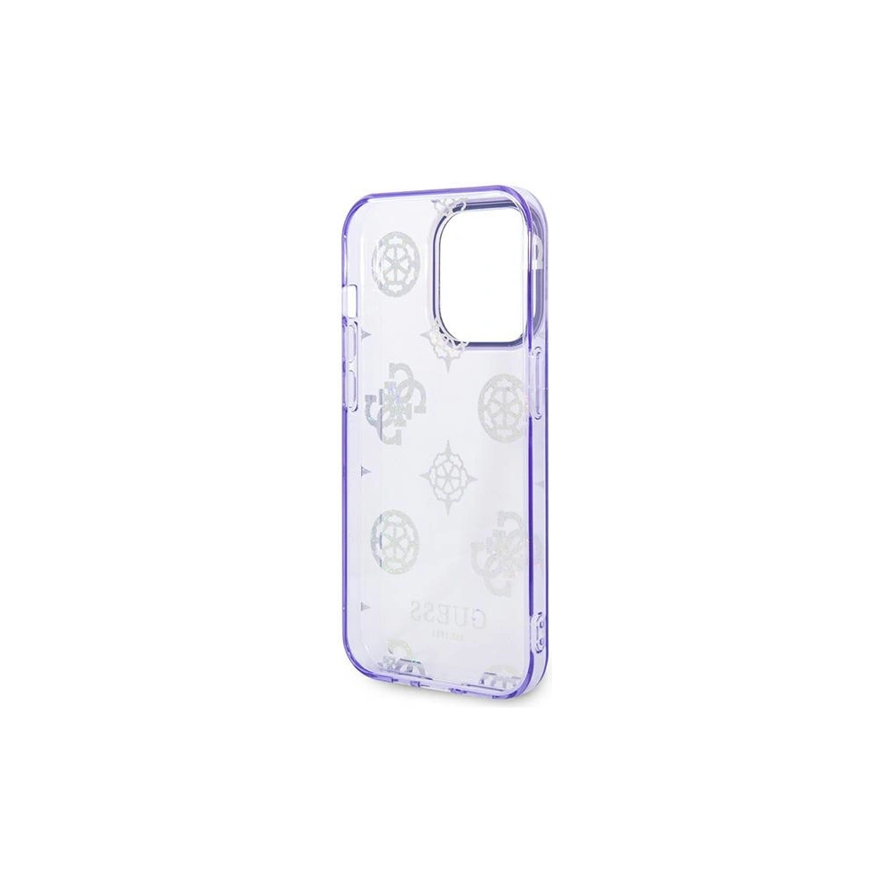 Hurtownia GSM - Etui Guess GUHCP14LHTPPTL Apple iPhone 14 Pro liliový/lilac tvrdý kryt Peony Glitter - GUE2098 - {ean13} - Hurt
