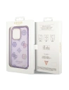 Wholesale Guess GUHCP14LHTPPTL Apple iPhone 14 Pro lilac hard case Peony Glitter - GUE2098 - {ean13} - Hurt
