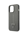Hurtownia GSM - Etui Guess GUHCP14LPSATLG Apple iPhone 14 Pro argintiu/silver hardcase SaffianoTriangle Logo - GUE2100 - {ean13} - Hurt