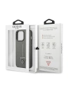 Hurtownia GSM - Etui Guess GUHCP14LPSATLG Apple iPhone 14 Pro argintiu/silver hardcase SaffianoTriangle Logo - GUE2100 - {ean13} - Hurt