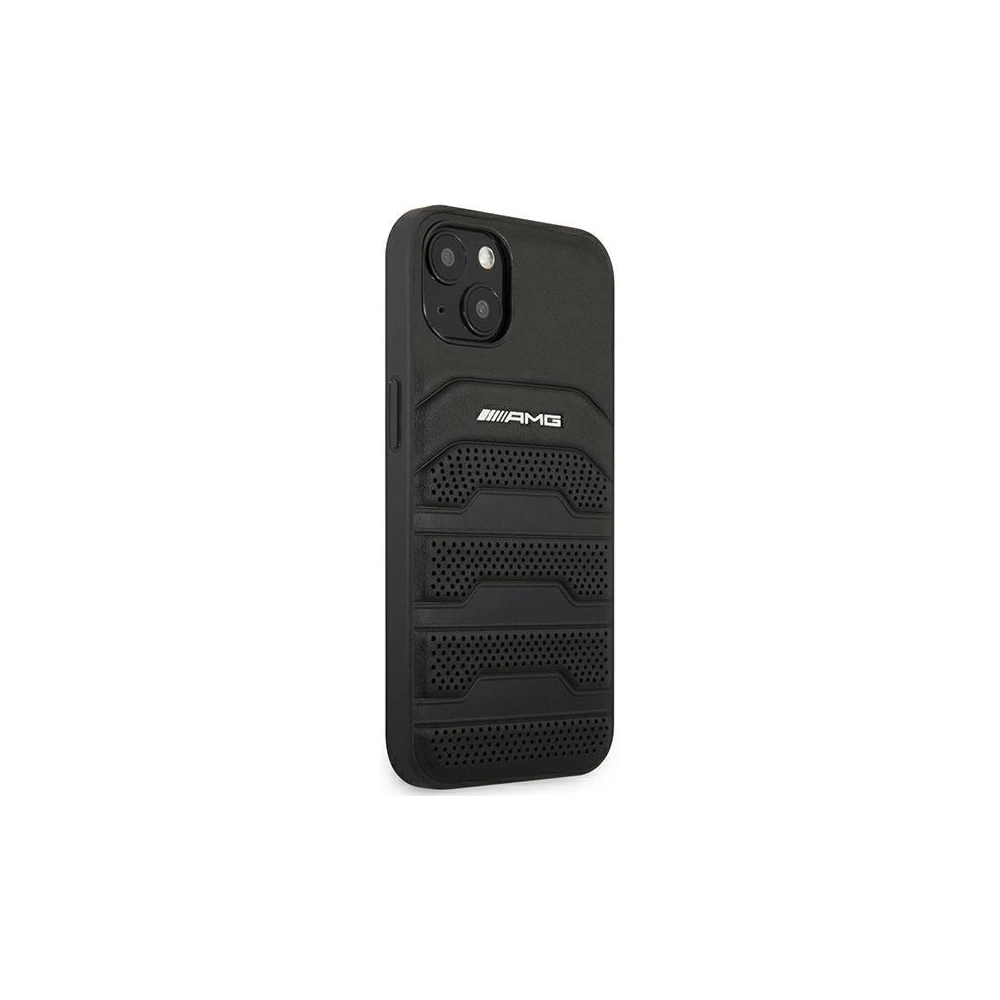 Hurtownia GSM - Case Mercedes AMG AMHCP14SGSEBK Apple iPhone 14 schwarz/black Hardcase Leder mit geprägten Linien - MRS57 - {ean13} - Hurt