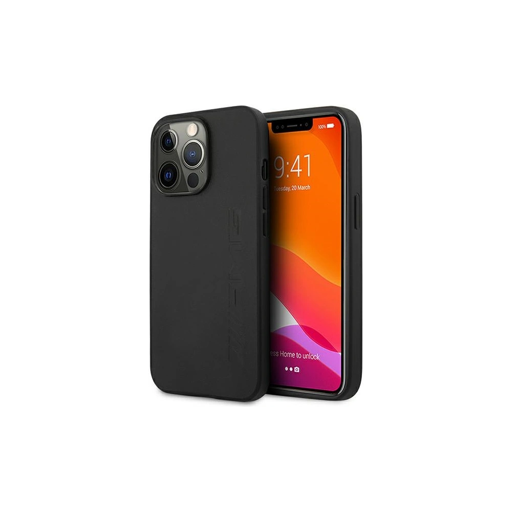 Hurtownia GSM - Etui Mercedes AMG AMHCP14XDOLBK Apple iPhone 14 Pro Max fekete/hardcase bőr forróbélyegzett - MRS58 - {ean13} - Hurt