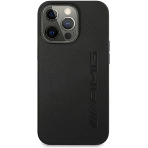 Hurtownia GSM - Etui Mercedes AMG AMHCP14XDOLBK Apple iPhone 14 Pro Max czarny/black hardcase Leather Hot Stamped - MRS58 - {ean13} - Hurt
