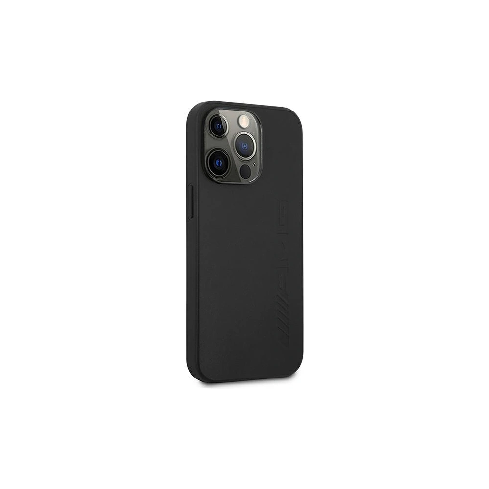 Hurtownia GSM - Etui Mercedes AMG AMHCP14XDOLBK Apple iPhone 14 Pro Max negru/black hardcase din piele cu embossing cald - MRS58 - {ean13} - Hurt