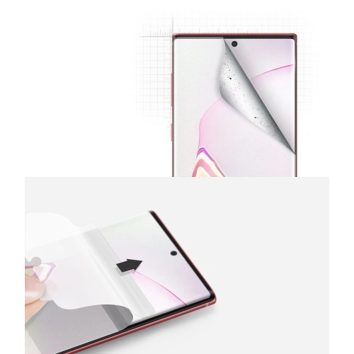 Folia Ringke Dual Easy Matte Full Cover Samsung Galaxy Note 10 Case Friendly