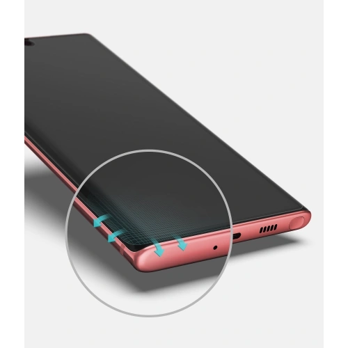 Folia Ringke Dual Easy Matte Full Cover Samsung Galaxy Note 10 Case Friendly