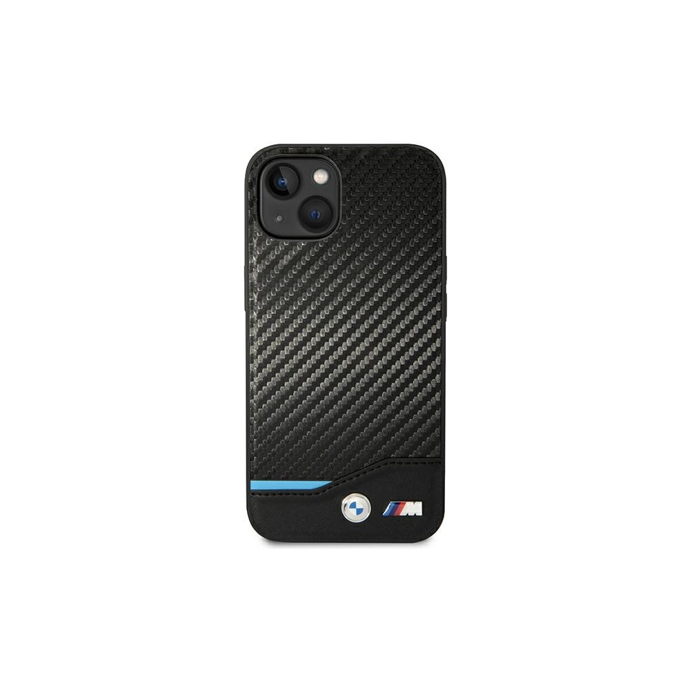 Hurtownia GSM - Case BMW BMHCP14S22NBCK Apple iPhone 14 schwarz/black Leder Carbon - BMW314 - {ean13} - Hurt
