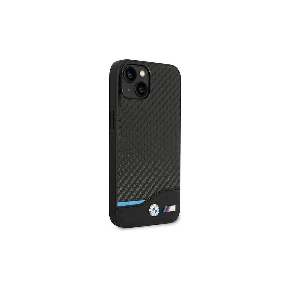 Hurtownia GSM - Case BMW BMHCP14S22NBCK Apple iPhone 14 schwarz/black Leder Carbon - BMW314 - {ean13} - Hurt