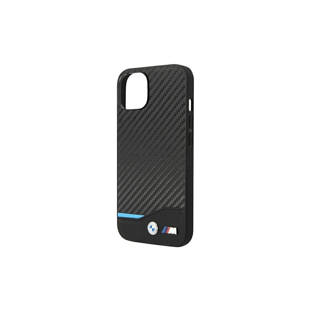 Hurtownia GSM - Case BMW BMHCP14S22NBCK Apple iPhone 14 schwarz/black Leder Carbon - BMW314 - {ean13} - Hurt
