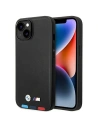 BMW BMHCP14S22PTDK Apple iPhone 14 black Leather Stamp Tricolor