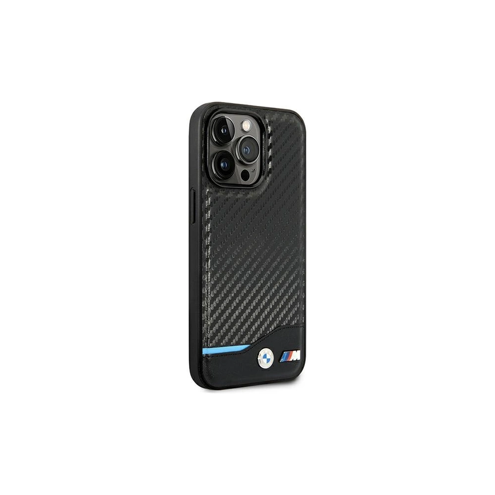 Hurtownia GSM - Etui BMW BMHCP14X22NBCK Apple iPhone 14 Pro Max negru/black Piele Carbon - BMW317 - {ean13} - Hurt