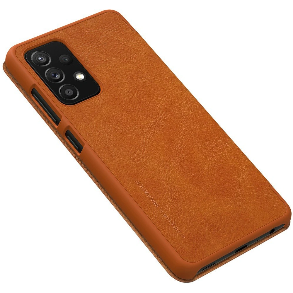 Wholesale Nillkin Qin Samsung Galaxy A52/A52s 5G brown - NLK477 - {ean13} - Hurt
