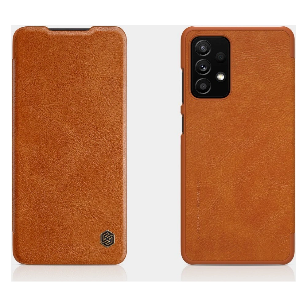 Wholesale Nillkin Qin Samsung Galaxy A52/A52s 5G brown - NLK477 - {ean13} - Hurt