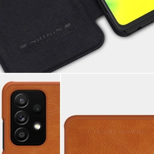 Hurtownia GSM - Etui Nillkin Qin Samsung Galaxy A52/A52s 5G hnědý - NLK477 - {ean13} - Hurt