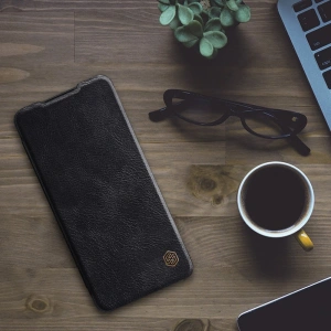 Hurtownia GSM - Etui Nillkin Qin Samsung Galaxy A52/A52s 5G černé - NLK478 - {ean13} - Hurt