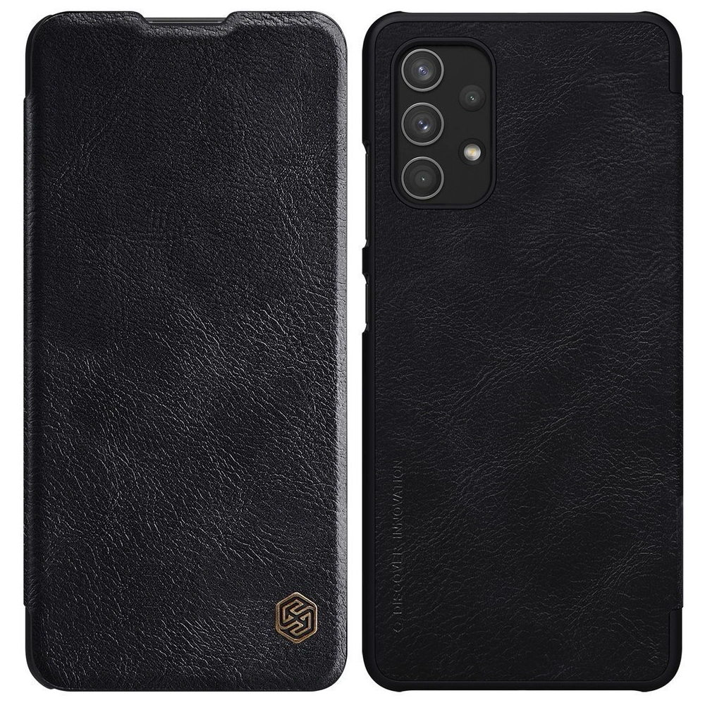 Hurtownia GSM - Etui Nillkin Qin Samsung Galaxy A32 LTE negru - NLK479 - {ean13} - Hurt