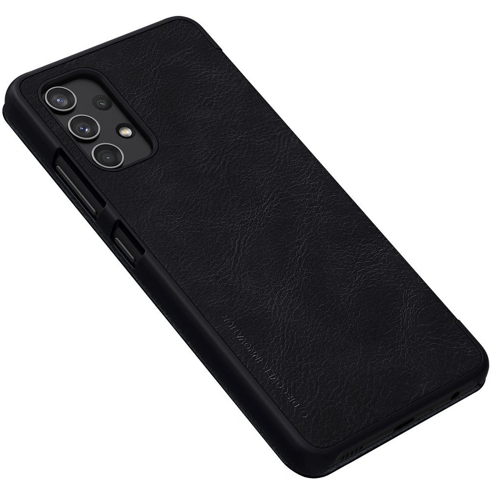 Hurtownia GSM - Etui Nillkin Qin Samsung Galaxy A32 LTE negru - NLK479 - {ean13} - Hurt