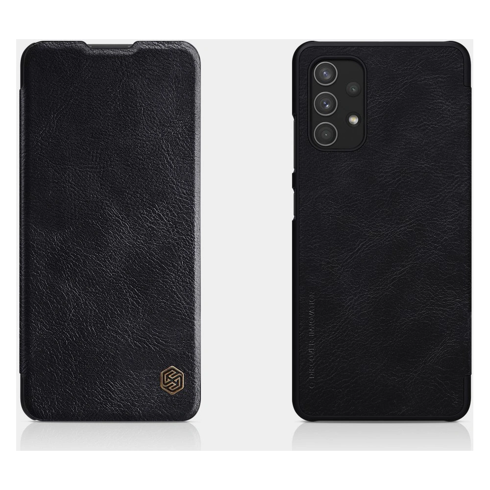 Hurtownia GSM - Etui Nillkin Qin Samsung Galaxy A32 LTE negru - NLK479 - {ean13} - Hurt