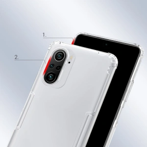 Hurtownia GSM - Case Nillkin Nature Xiaomi Redmi K40/K40 Pro/K40 Pro+/Poco F3/Mi 11i transparent - NLK482 - {ean13} - Hurt