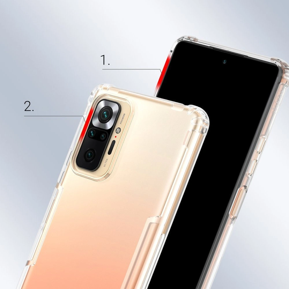 Hurtownia GSM - Etui Nillkin Nature Xiaomi Redmi Note 10 Pro transparent - NLK483 - {ean13} - Hurt