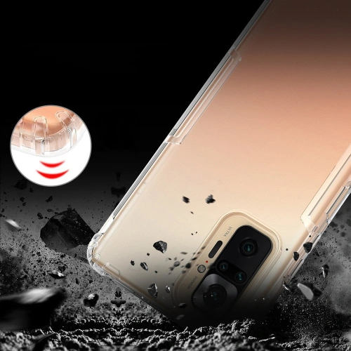 Etui Nillkin Nature Xiaomi Redmi Note 10 Pro przezroczysty