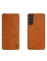 Nillkin Qin Samsung Galaxy S21 FE brown