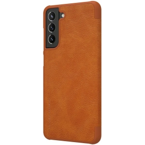 Hurtownia GSM - Etui Nillkin Qin Samsung Galaxy S21 FE maro - NLK485 - {ean13} - Hurt