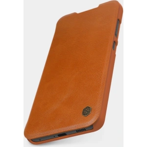 Hurtownia GSM - Etui Nillkin Qin Samsung Galaxy S21 FE maro - NLK485 - {ean13} - Hurt