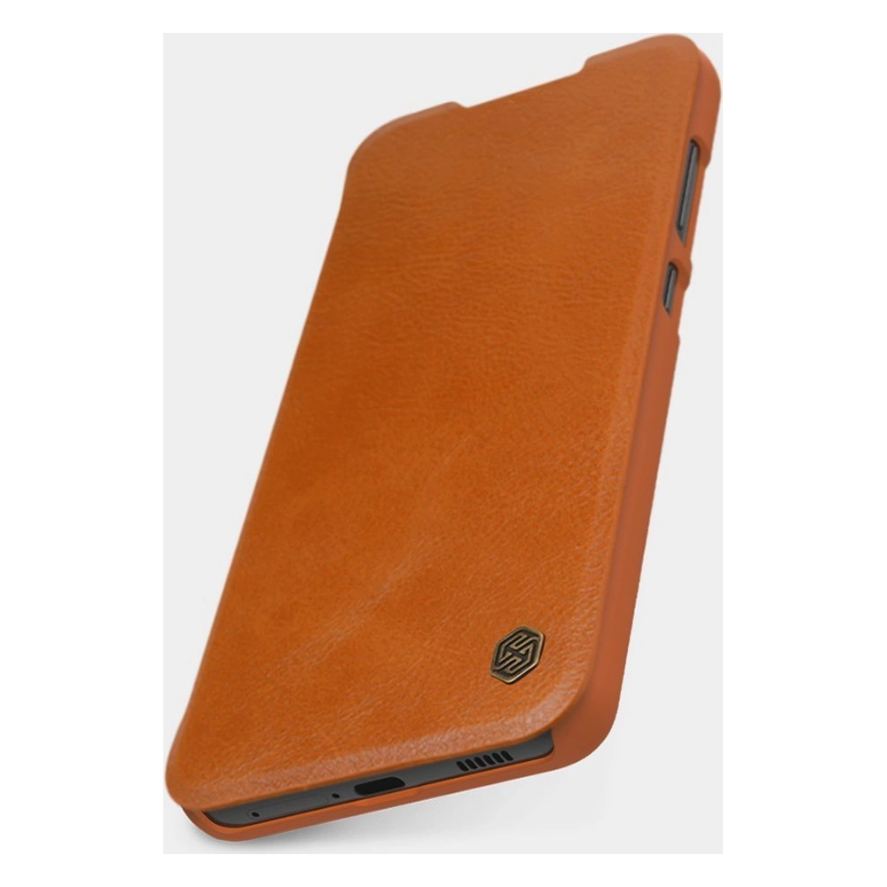 Hurtownia GSM - Etui Nillkin Qin Samsung Galaxy S21 FE barna - NLK485 - {ean13} - Hurt