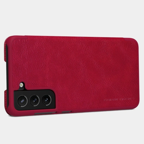 Etui Nillkin Qin Samsung Galaxy S21 FE brązowy