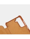 Hurtownia GSM - Etui Nillkin Qin Samsung Galaxy S21 FE barna - NLK485 - {ean13} - Hurt