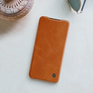 Hurtownia GSM - Etui Nillkin Qin Samsung Galaxy S21 FE maro - NLK485 - {ean13} - Hurt