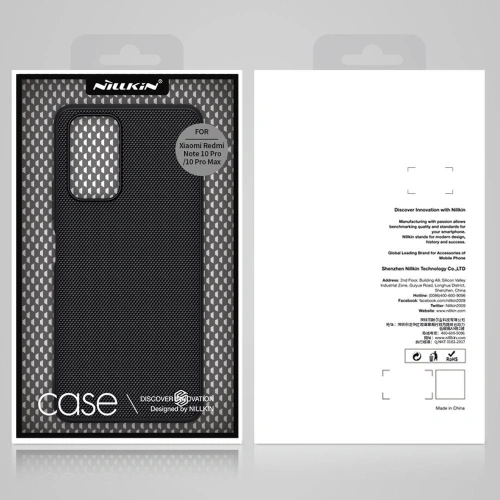 Etui Nillkin Textured Xiaomi Redmi Note 10 Pro czarny