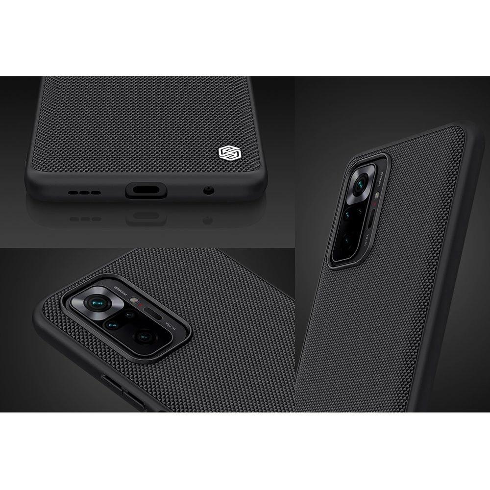 Hurtownia GSM - Etui Nillkin Textured Xiaomi Redmi Note 10 Pro negru - NLK486 - {ean13} - Hurt