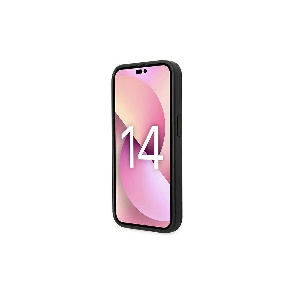 Hurtownia GSM - Etui Karl Lagerfeld KLHCP14LSAKLHPG Apple iPhone 14 Pro hardcase šedá/grey Saffiano Mono Metal Logo - KLD1119 - {ean13} - Hurt