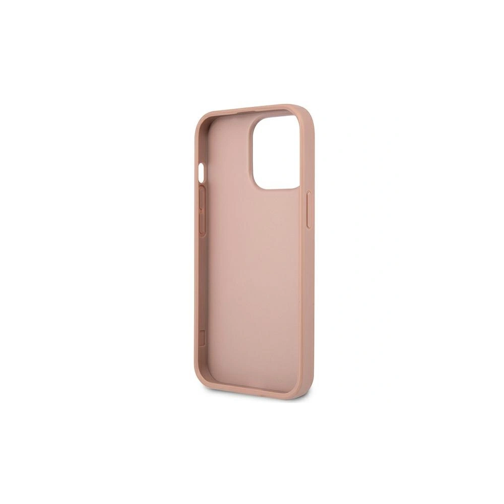 Hurtownia GSM - Etui Guess GUHCP14LPSATLP Apple iPhone 14 Pro růžový/pink hardcase SaffianoTriangle Logo - GUE2102 - {ean13} - Hurt