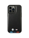 Hurtownia GSM - Etui BMW BMHCP14X22PTDK Apple iPhone 14 Pro Max negru/black Leather Stamp Tricolor - BMW318 - {ean13} - Hurt