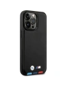 Hurtownia GSM - Etui BMW BMHCP14X22PTDK Apple iPhone 14 Pro Max negru/black Leather Stamp Tricolor - BMW318 - {ean13} - Hurt