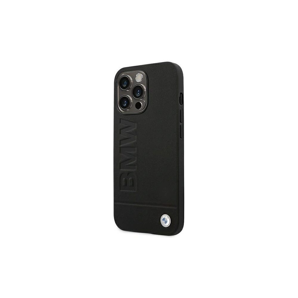 Hurtownia GSM - Case BMW BMHCP14XSLLBK Apple iPhone 14 Pro Max schwarz/black Leather Stamp - BMW319 - {ean13} - Hurt