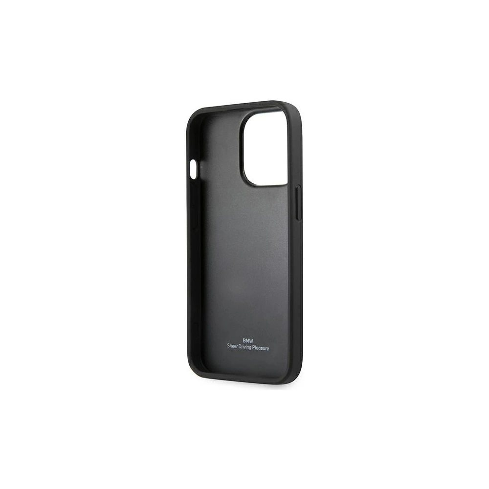 Hurtownia GSM - Etui BMW BMHCP14XSLLBK Apple iPhone 14 Pro Max fekete/bőr bélyegző - BMW319 - {ean13} - Hurt
