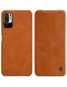 Case Nillkin Qin Xiaomi Redmi Note 10 5G braun