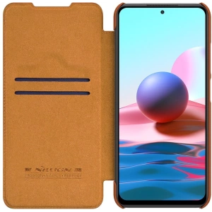 Wholesale Nillkin Qin Xiaomi Redmi Note 10 5G brown - NLK487 - {ean13} - Hurt