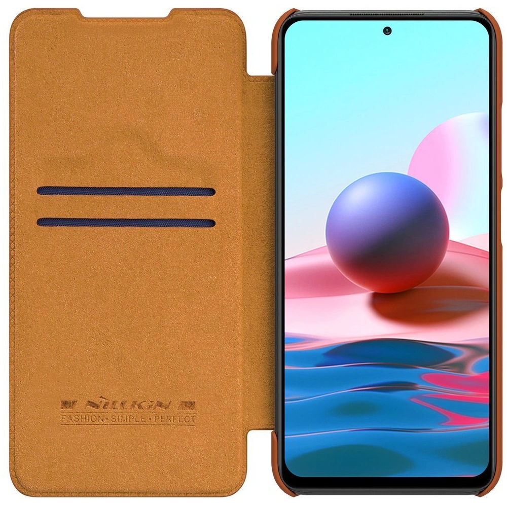 Hurtownia GSM - Etui Nillkin Qin Xiaomi Redmi Note 10 5G maro - NLK487 - {ean13} - Hurt