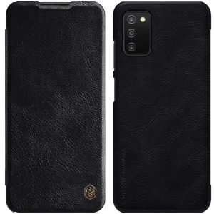 Hurtownia GSM - Etui Nillkin Qin Samsung Galaxy A03s czarny - NLK488 - {ean13} - Hurt