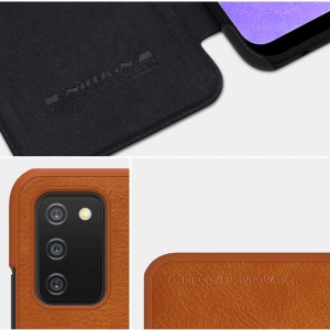 Hurtownia GSM - Etui Nillkin Qin Samsung Galaxy A03s czarny - NLK488 - {ean13} - Hurt